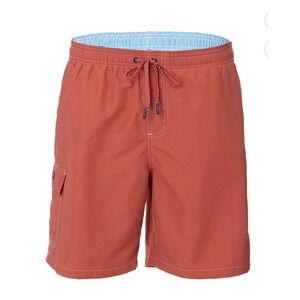 Chaps Men's Swim trunks shorts Bathing suit Nantucket Red Small NWT